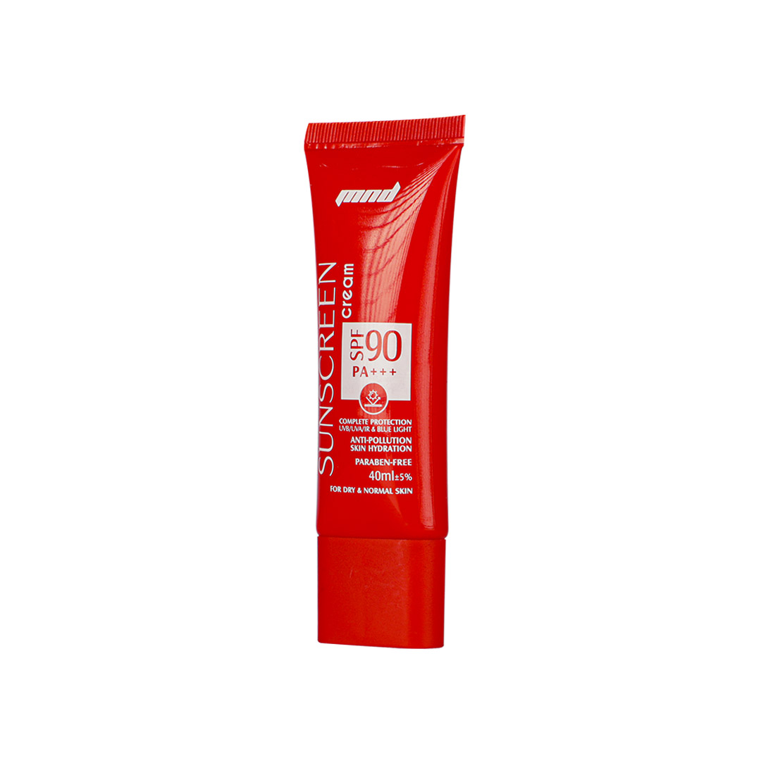 کرم ضد آفتاب با SPF 90 (بی رنگ) مناسب پوست خشک و معمولی 40 میلی لیتر